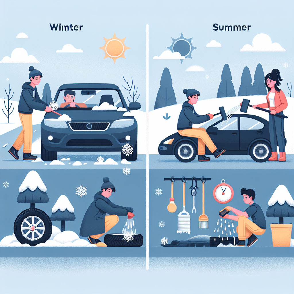 Jak dbać o auto zimą i latem